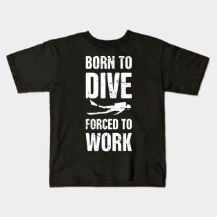 Born to Dive | Scuba Diving Kids T-Shirt